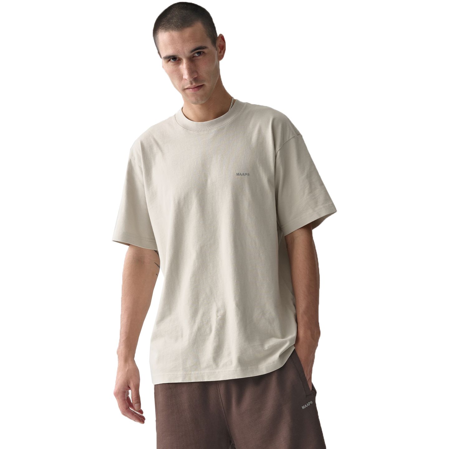 Picture of MAAP Essentials T-Shirt Men - fog