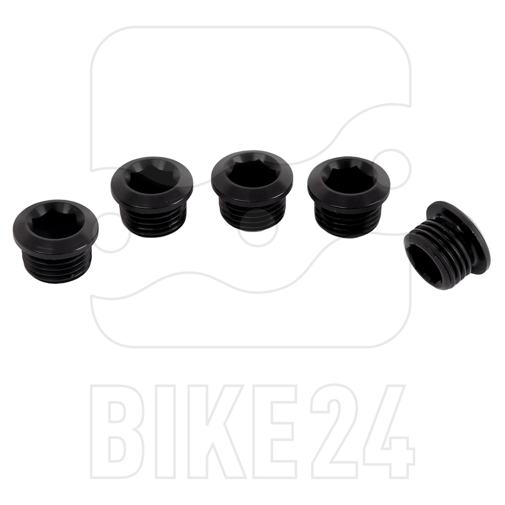 Productfoto van Rotor Chainring Bolt Set CX1 - 5 pieces - black