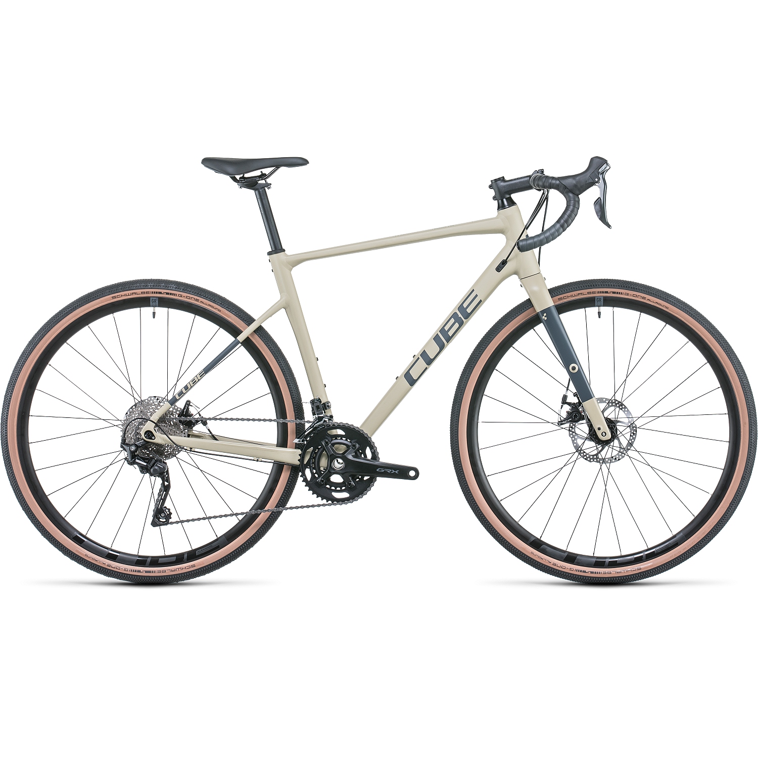 cube gravel bike beige