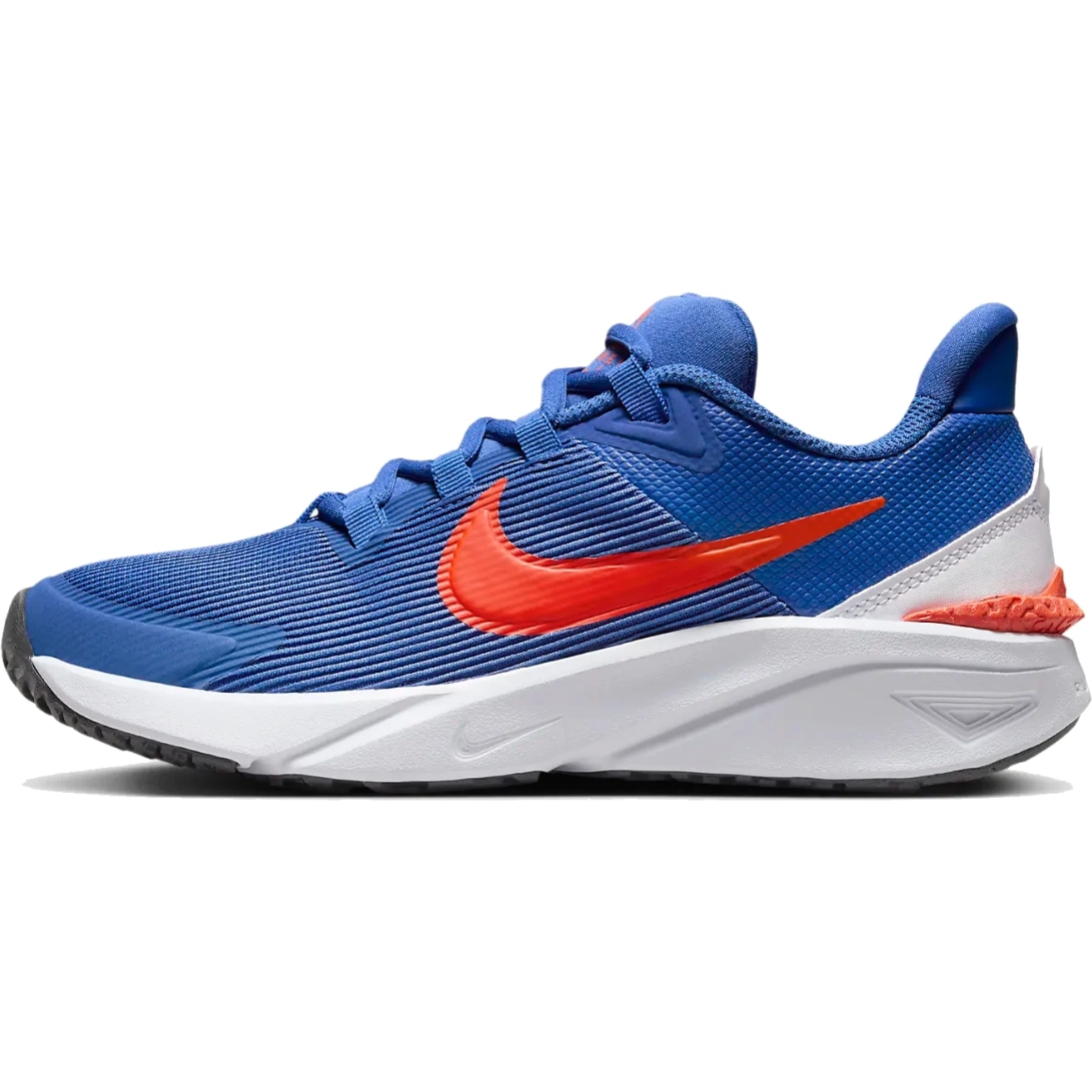 Nike Star Runner 4 Schuhe fur Kinder astronomy blue white total orange team orange DX7615 402