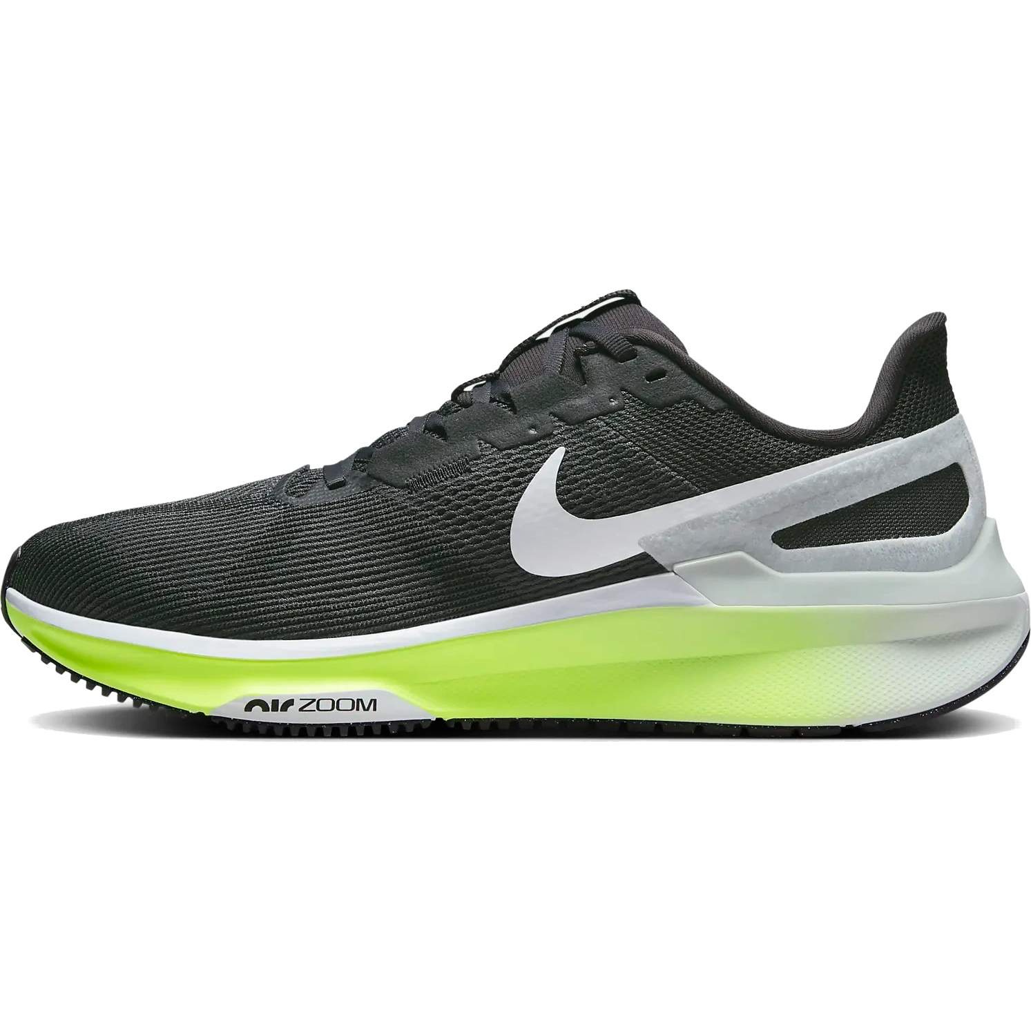 Image of Nike Structure 25 Running Shoes Men - anthracite/volt/pure platinum/white DJ7883-005
