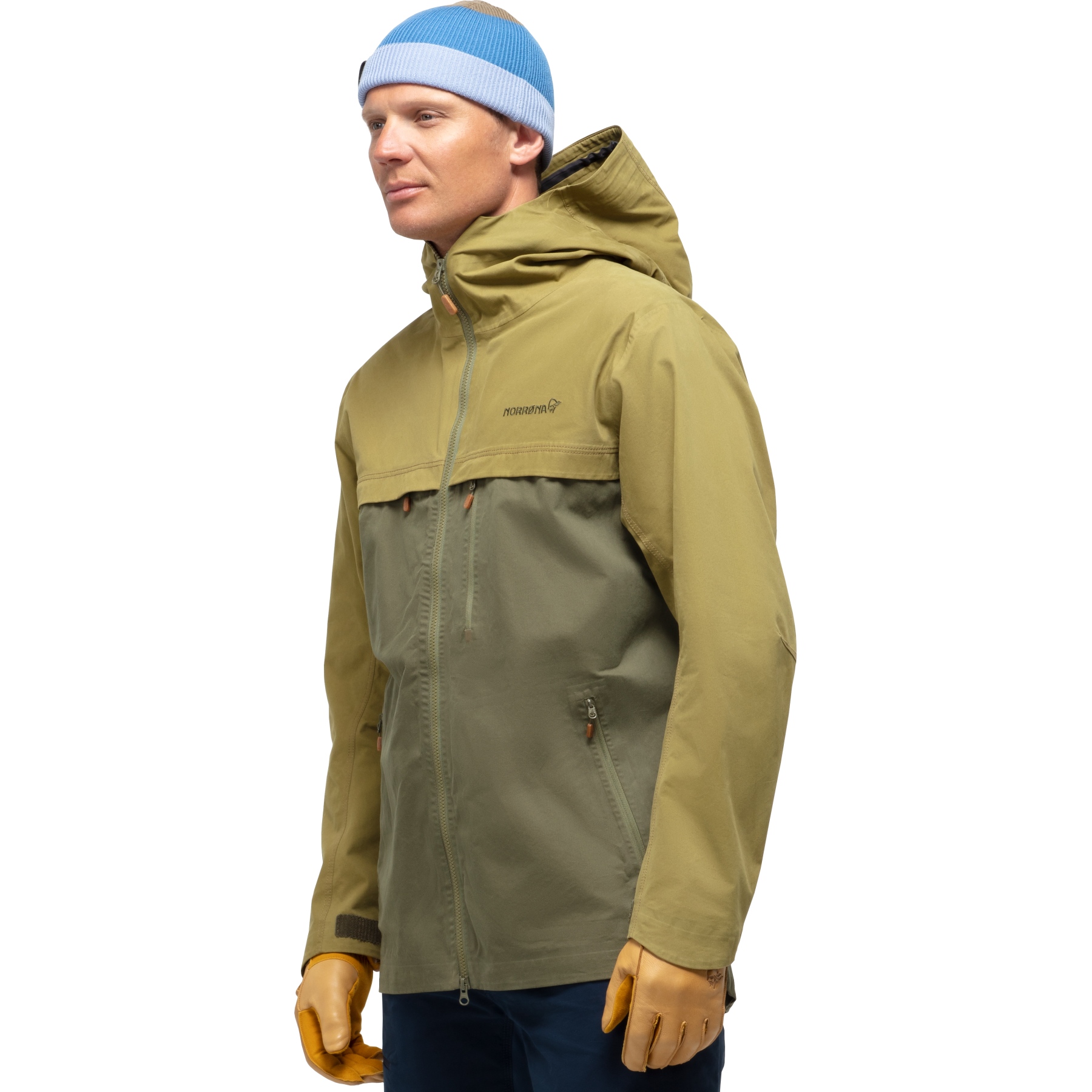 Picture of Norrona svalbard cotton Jacket Men - Olive Drab