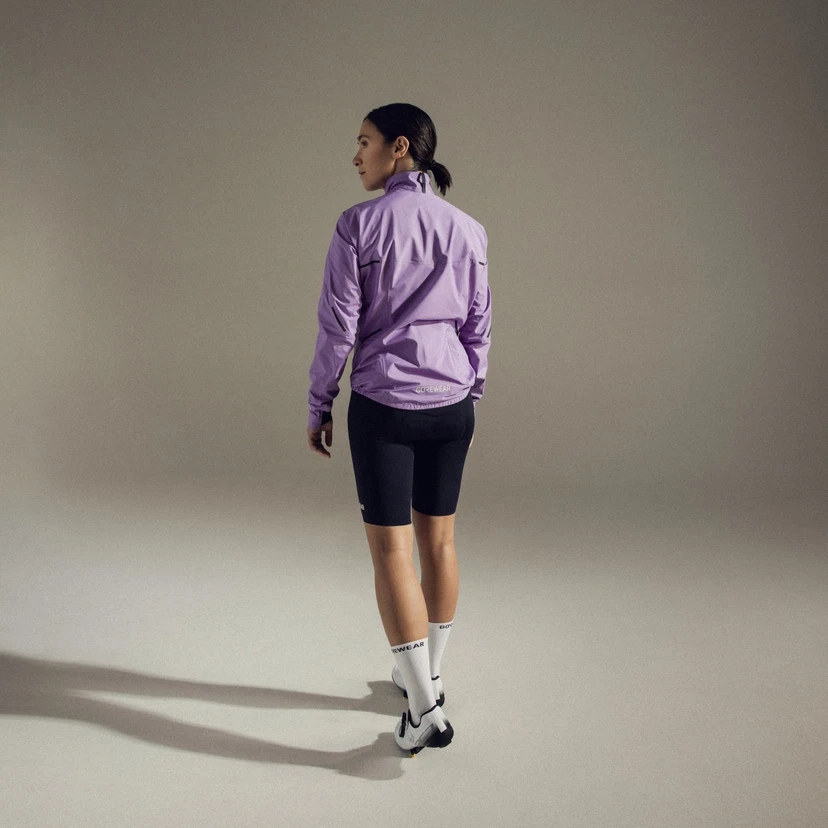 Veste Cyclisme Femme Morvelo XL - Noire/Verte/Mauve - Coupe-vent - Occasion