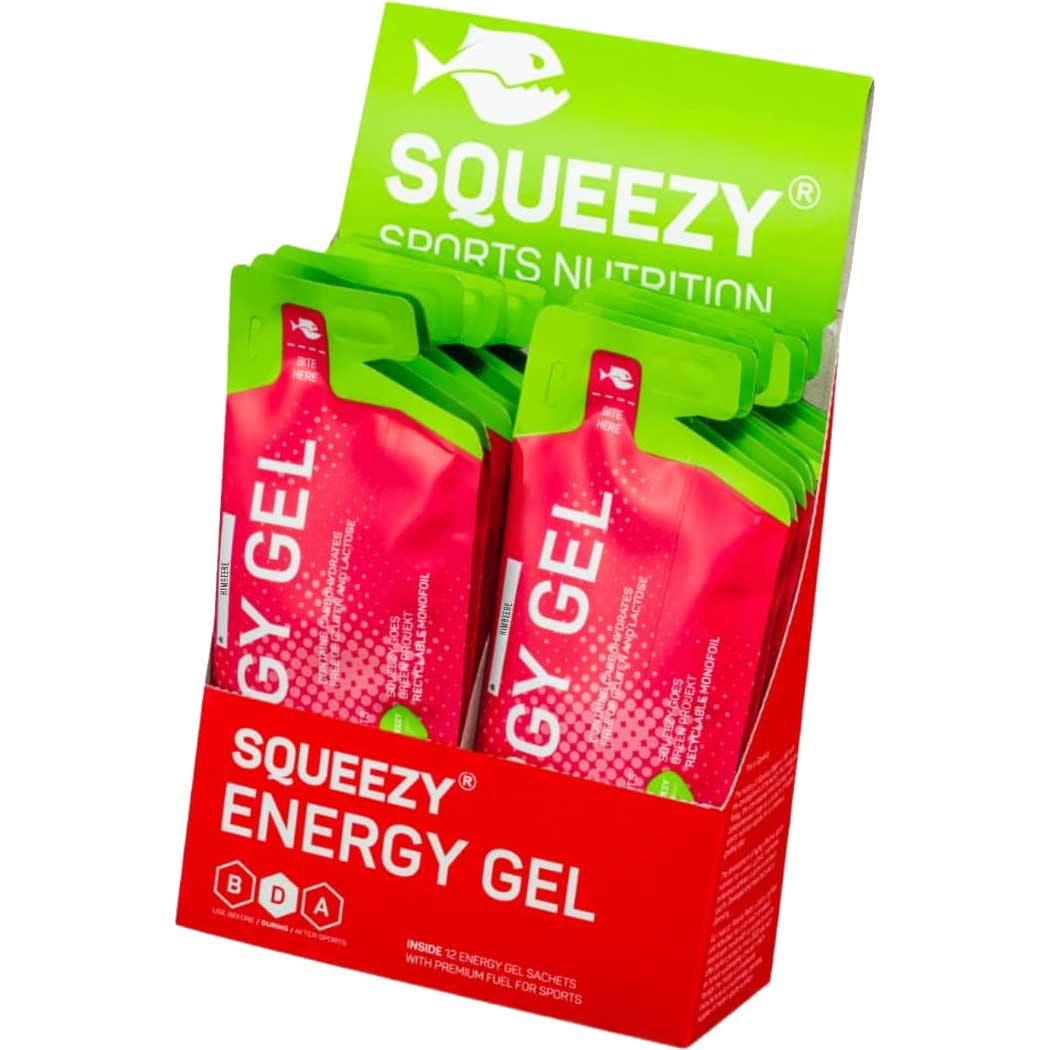 Productfoto van Squeezy Energy Gel - Koolhydraatgel - Houdbaarheidsdatum 31.10.2025 - 12x33g