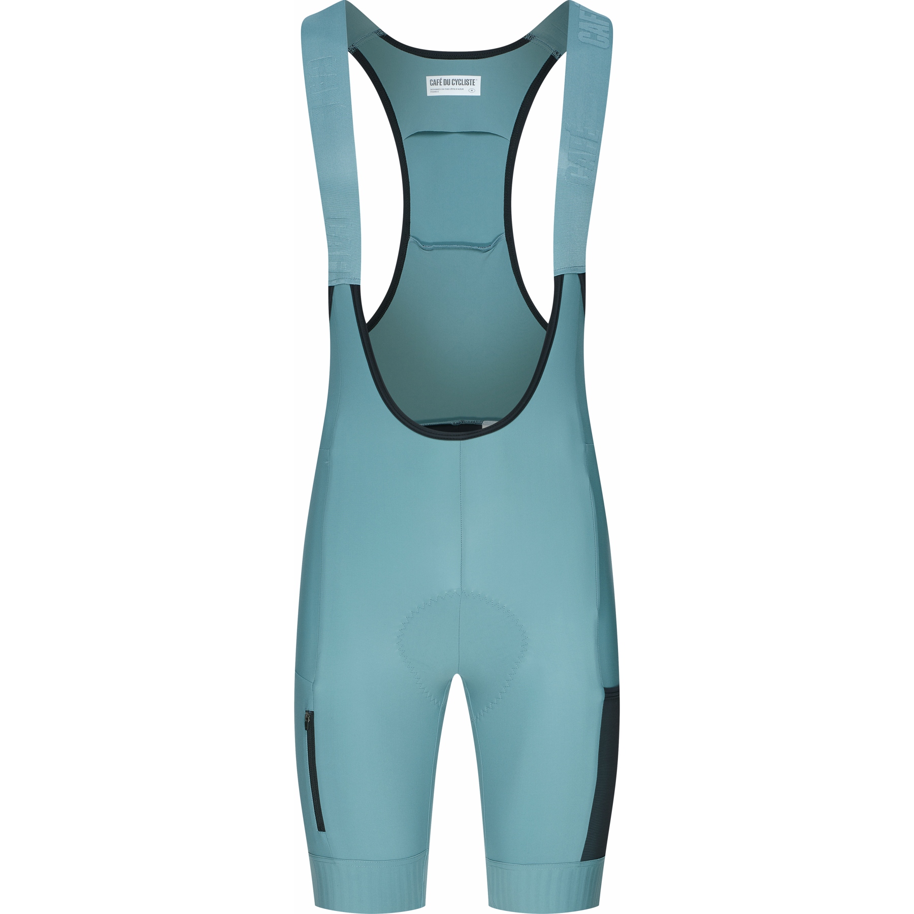 Productfoto van Café du Cycliste Eva Fietsshort met Bretels Heren - deep water