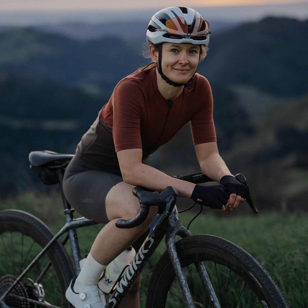 Velocio Merino Luxe Jersey Women Smoked Paprika BIKE24