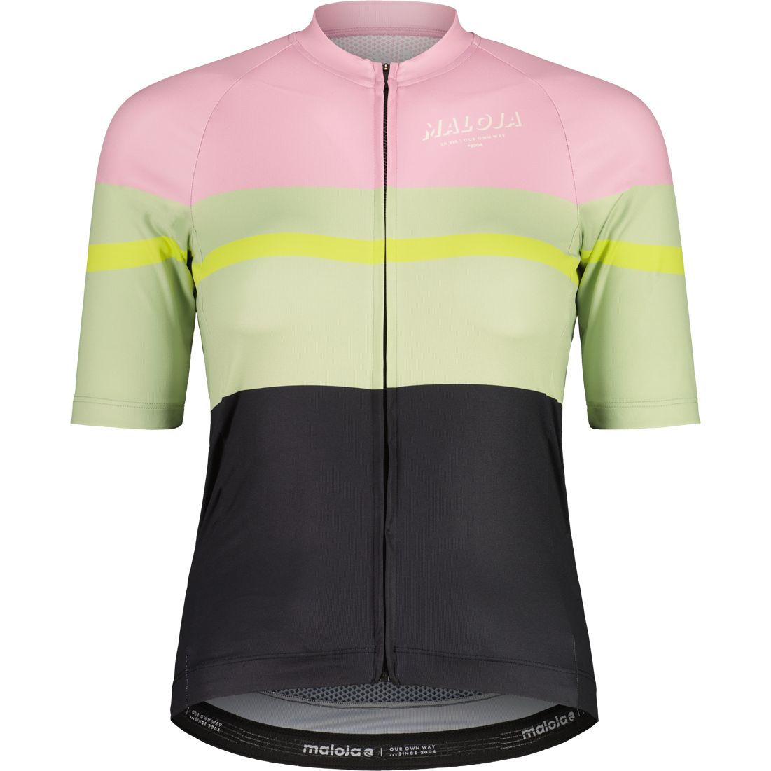 Picture of Maloja SchneckM. Cycle Jersey Women - deep black multi 8862