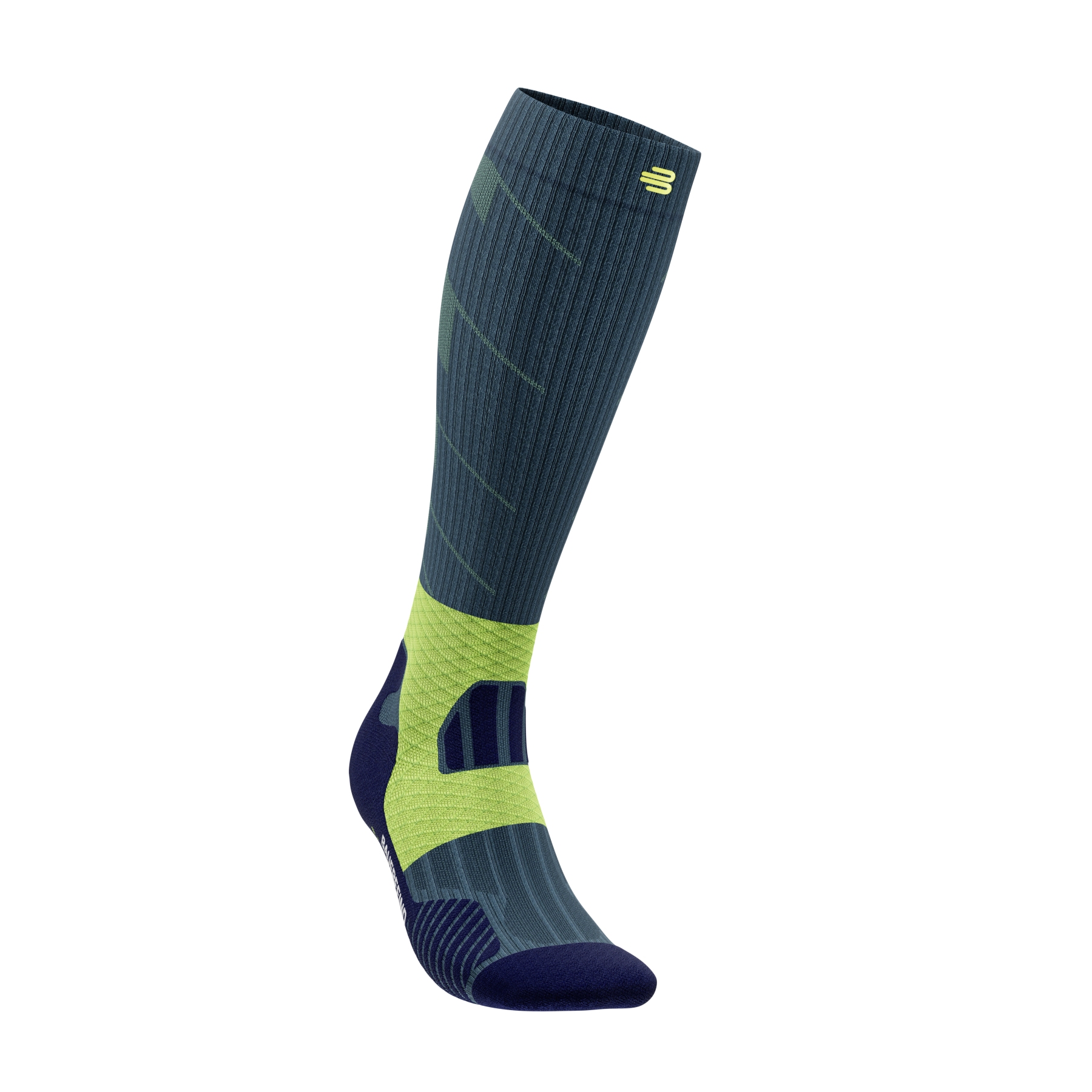 Photo produit de Bauerfeind Chaussettes de Compression Femme - Trail Run - midnight teal - L (41-47 cm)