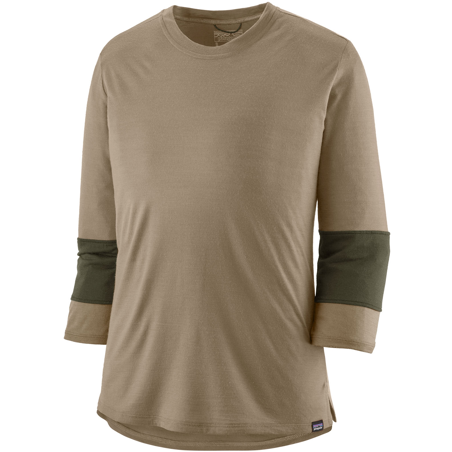 Produktbild von Patagonia Merino Blend 3/4 MTB-Trikot Damen - Seabird Grey