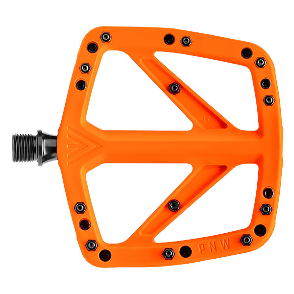 Foto de PNW Components Range Composite Pedales de Plataforma MTB - safety orange