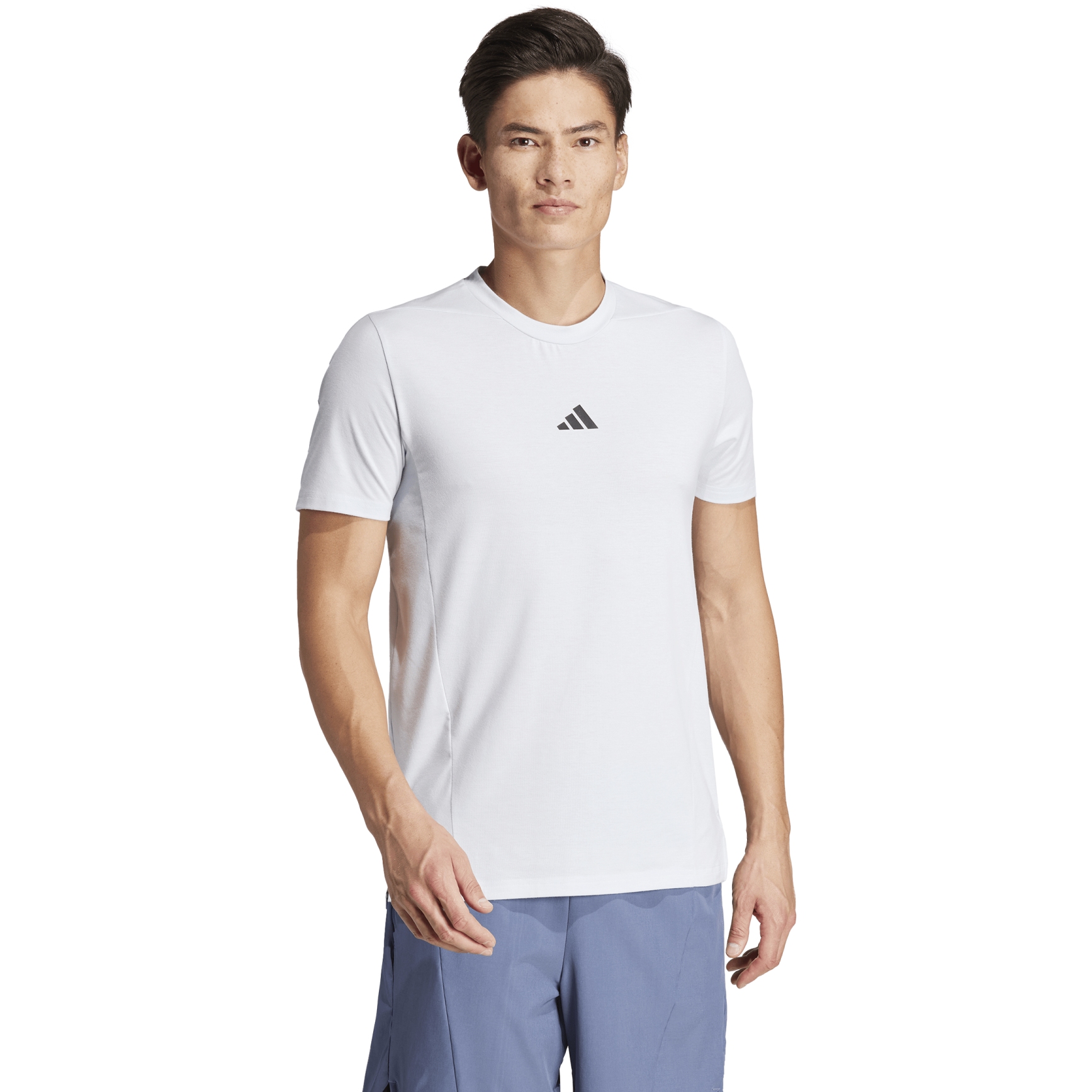 adidas Designed for Training Tee Men - halo blue IS3829 | BIKE24