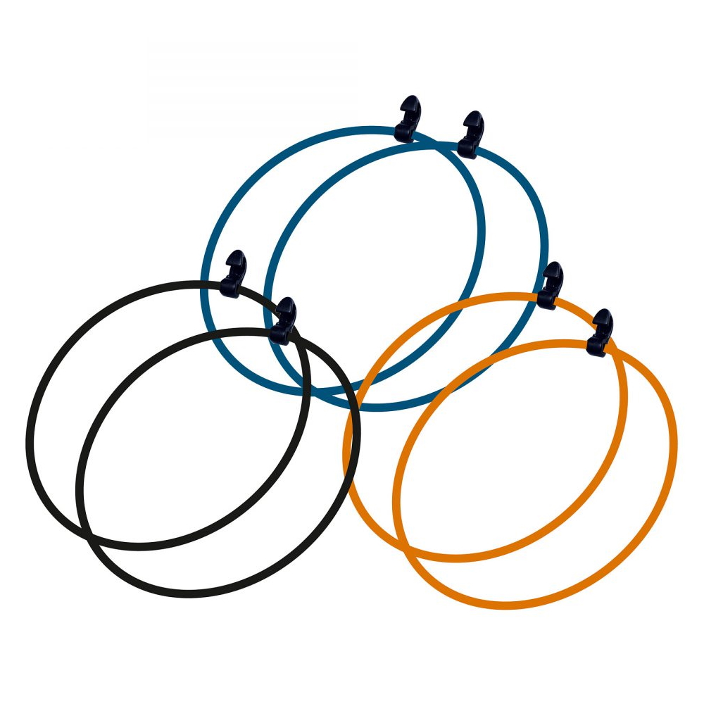 Produktbild von Tatonka Silicone Strap Round - Befestigungsbänder 6 Stück - assorted