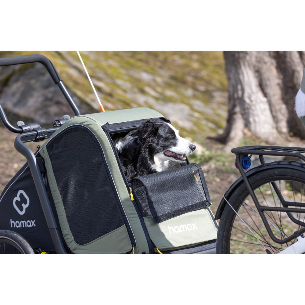 Bike trailer for dogs - Hamax Pluto