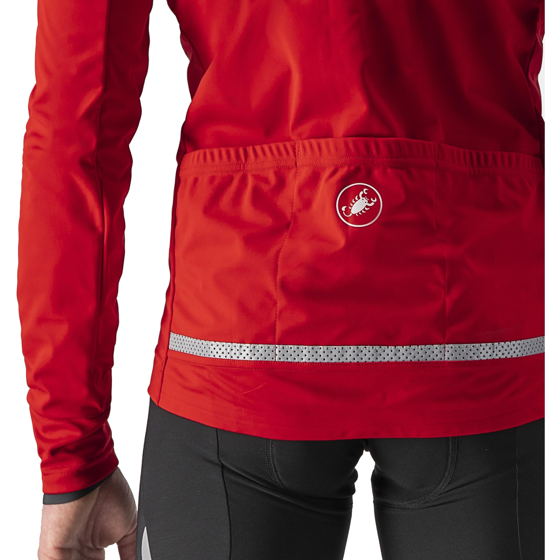 Castelli Go Jacket Men - red/silver grey 023 | BIKE24
