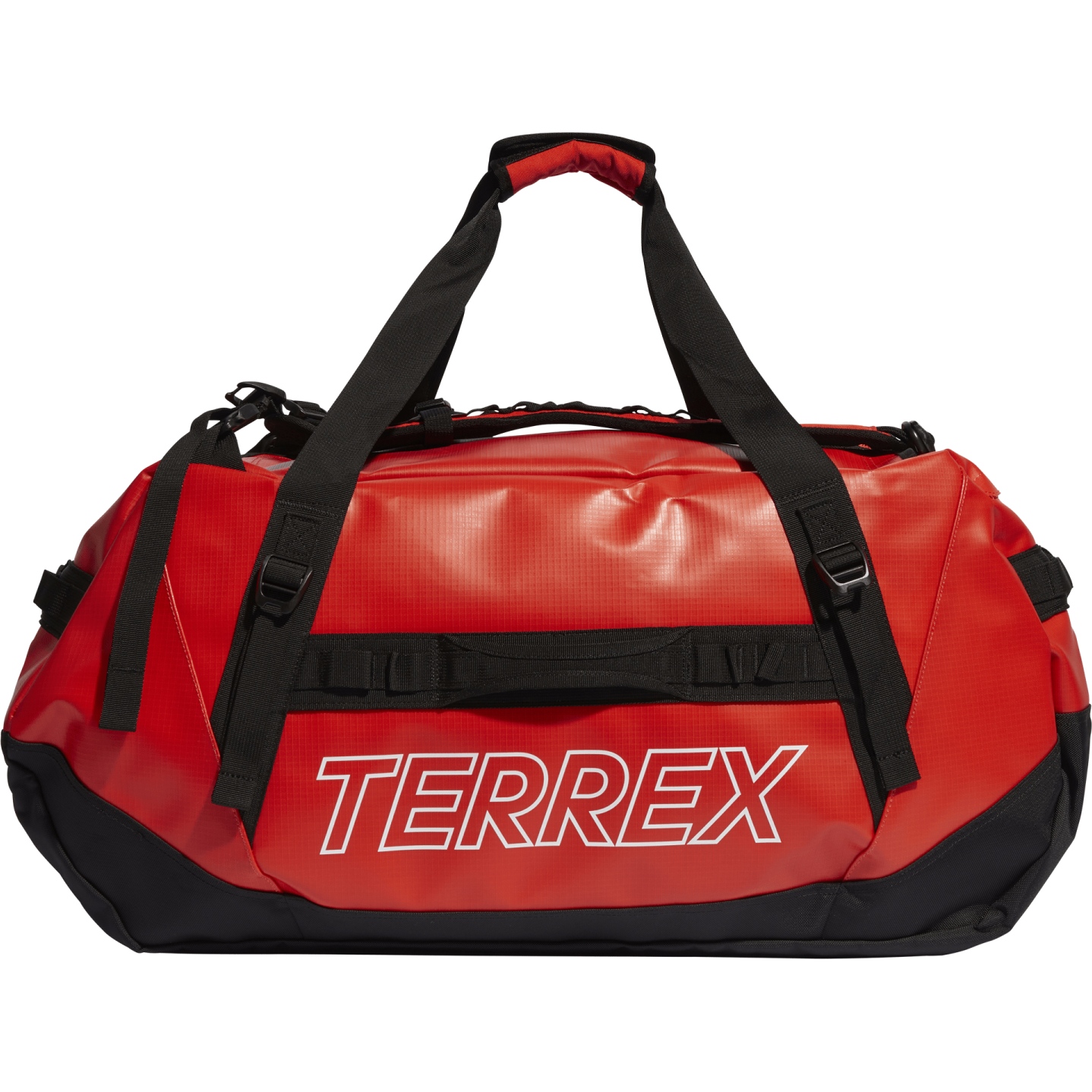 Picture of adidas TERREX RAIN.RDY Expedition Duffel Bag L - 100L - semi impact orange/black IC5651