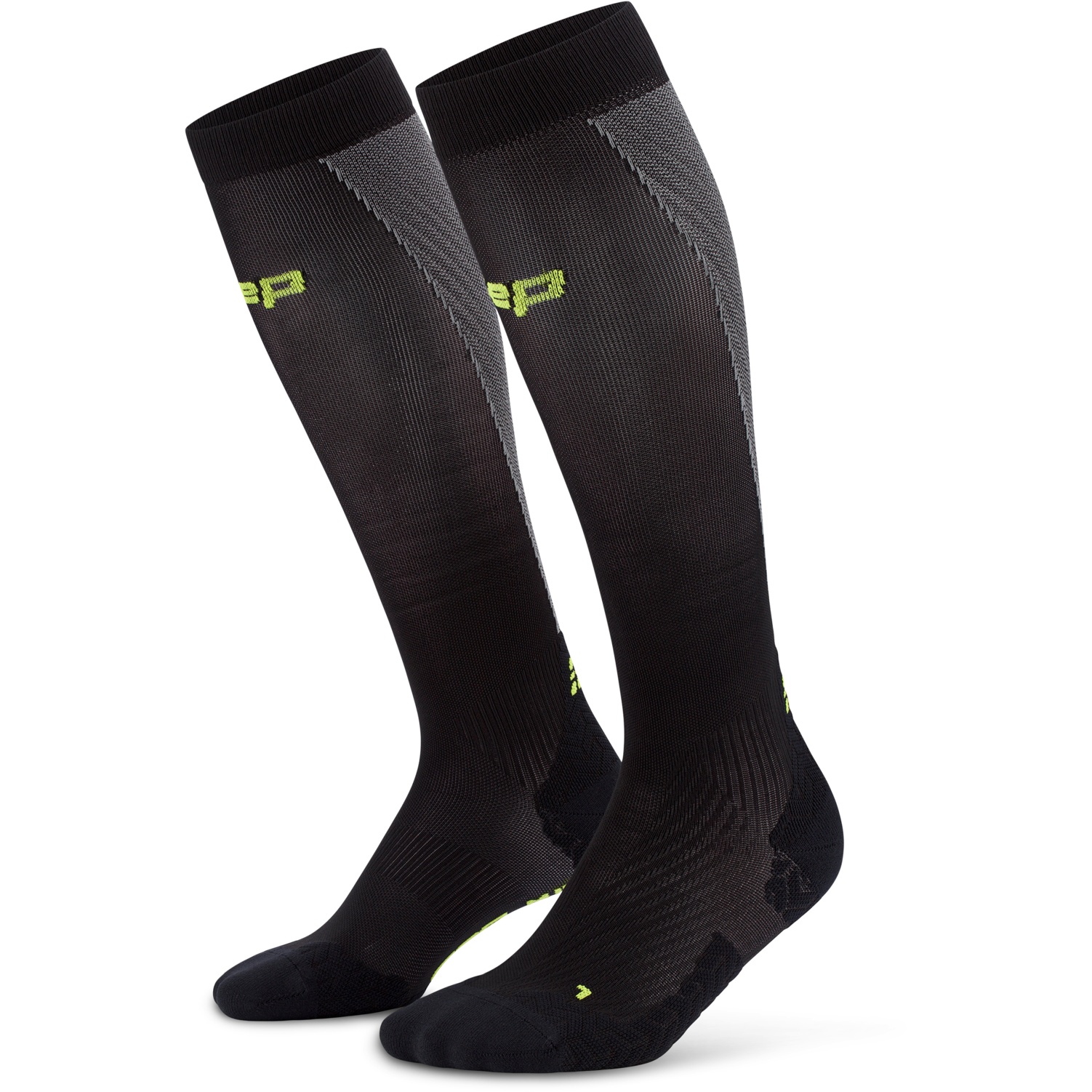 Picture of CEP Core Run Ultralight Tall Compression Socks Women - black/grey