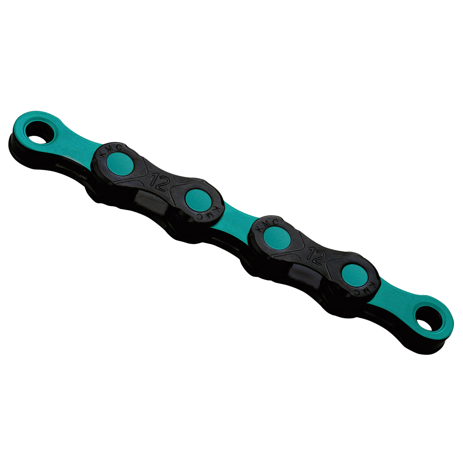 KMC DLC Chain - WAXED | 12-speed - black/celeste | BIKE24