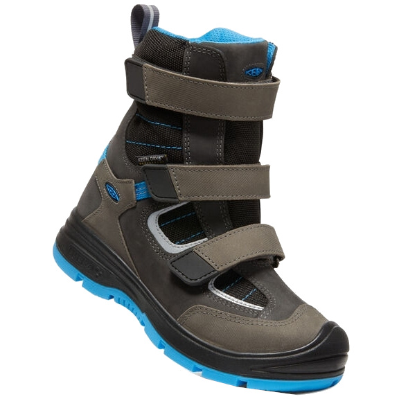 Image of KEEN Redwood Winter Waterproof Kids Shoes - Raven / Magnet (Size 32-39)