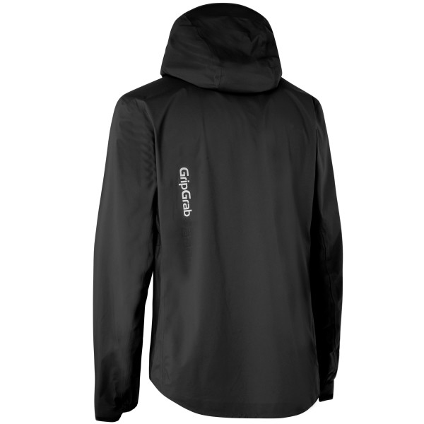 GripGrab EXPLR Waterproof Lightweight Rain Jacket Black BIKE24