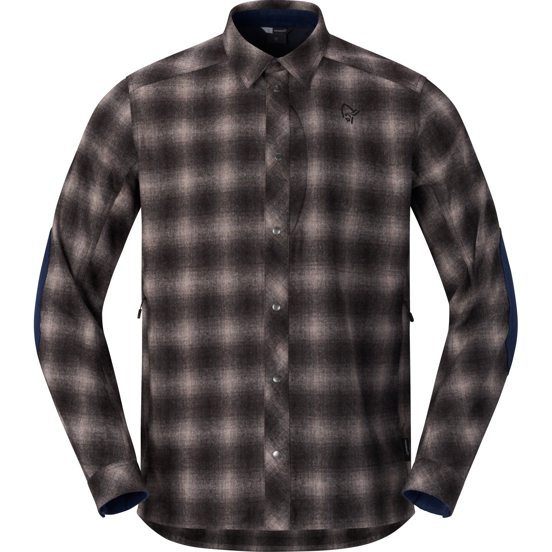 Norrona tamok wool Shirt Men - After Dark | BIKE24