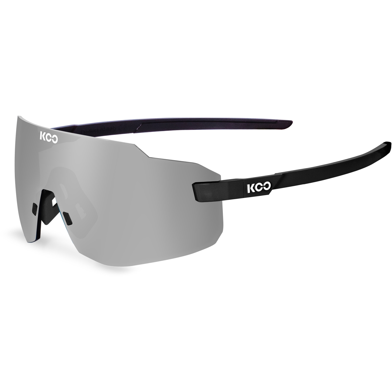 Picture of KOO Supernova Sunglasses - Black Matt | Super Silver Mirror