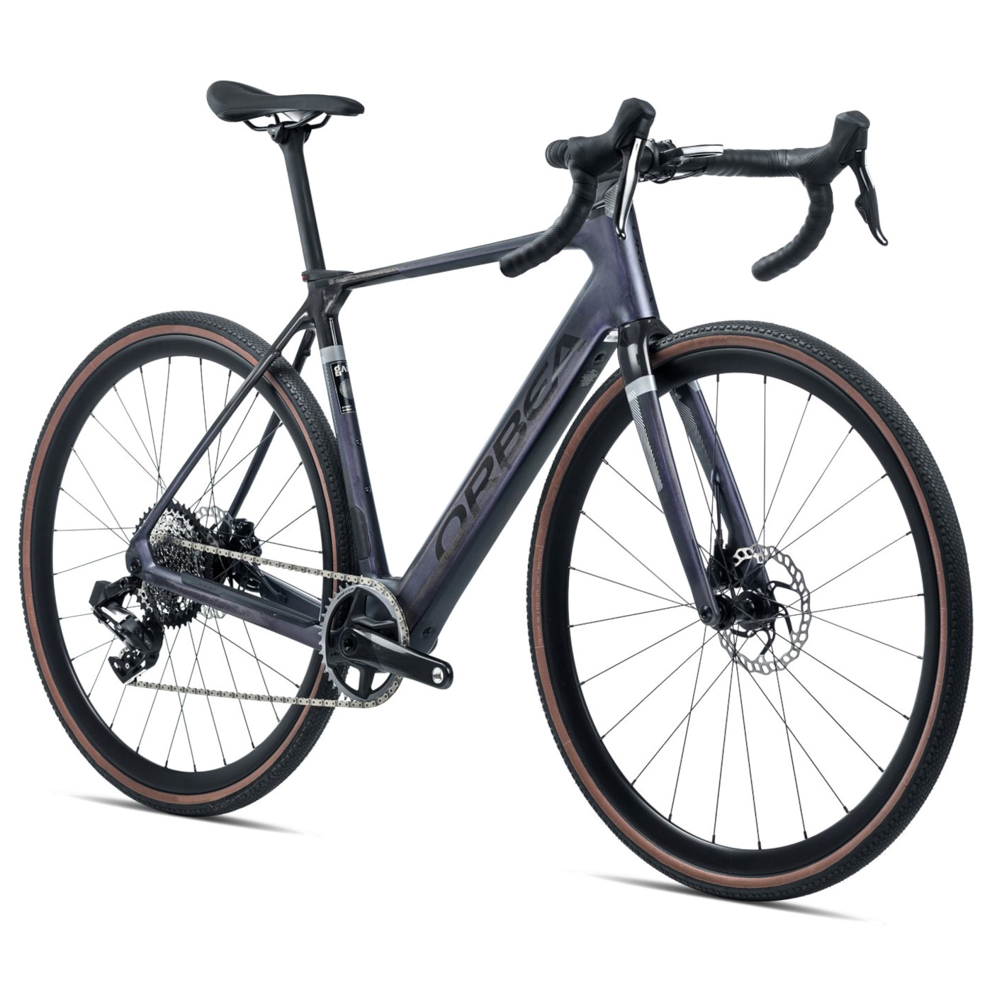 Orbea GAIN M30i 105 Di2 Electric Road Bike 2024 Tanzanite Carbon matt Carbon gloss