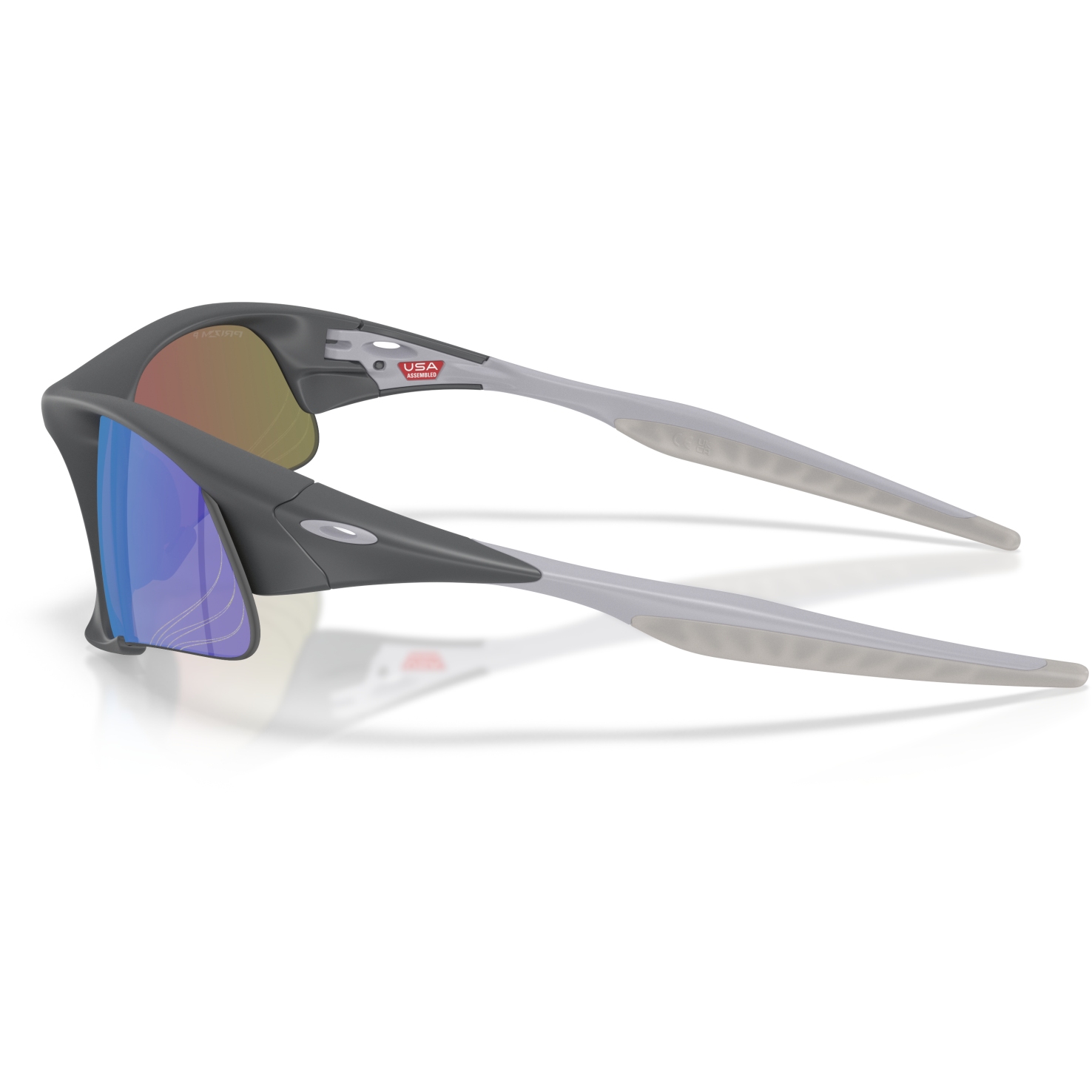 Oakley Suture Jacket Glasses - Matte Carbon/Prizm Sapphire