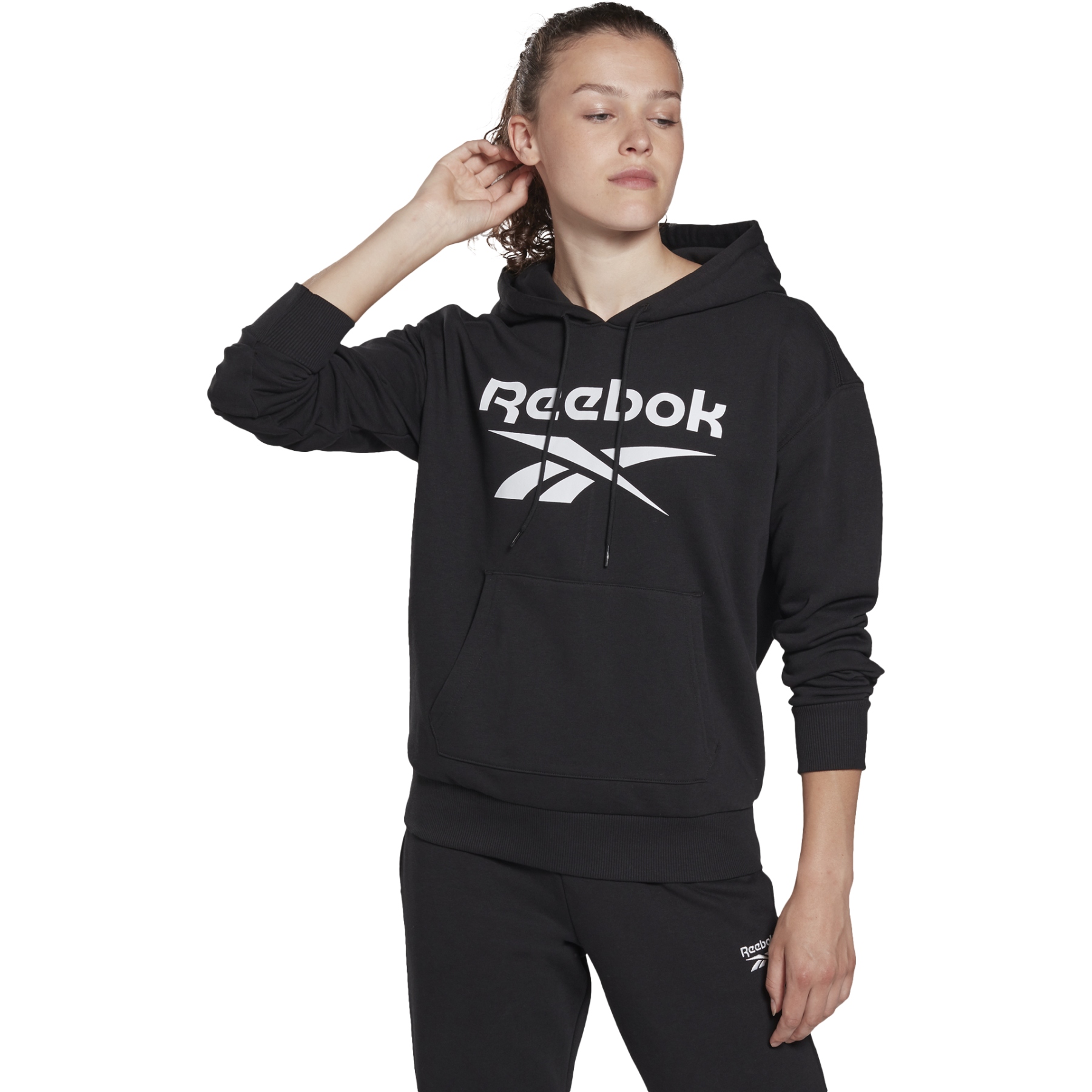 Picture of Reebok Identity Big Logo  French Terry Hoodie Women - black