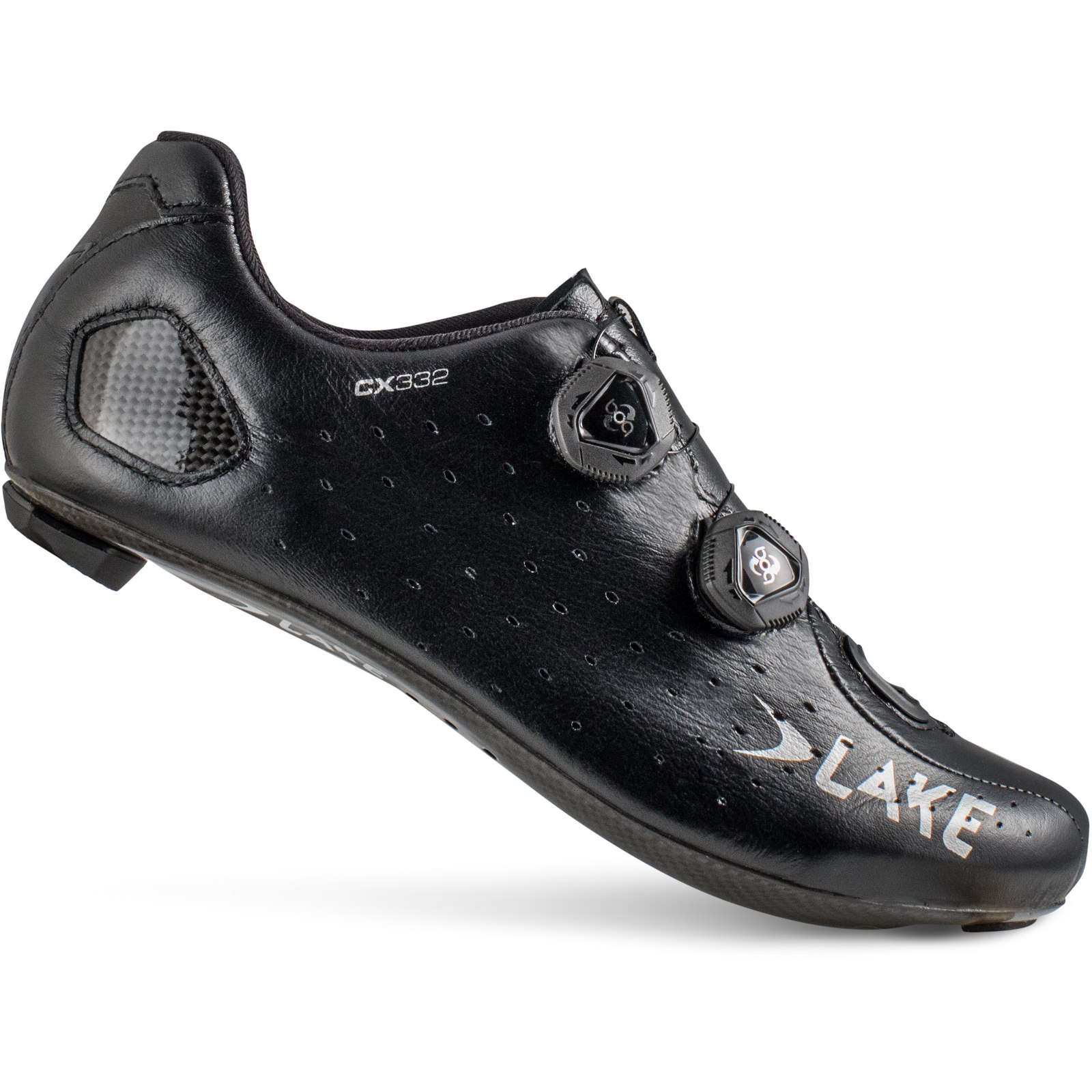 Produktbild von Lake CX 332-X Wide Rennradschuh - schwarz / silber