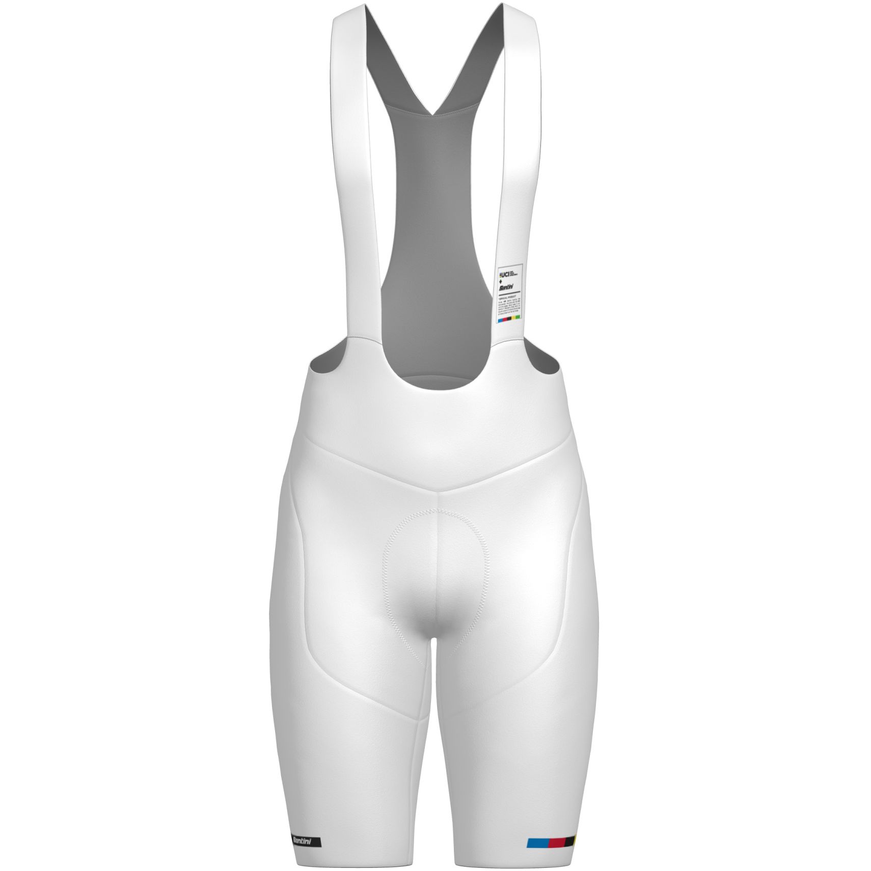 Produktbild von Santini UCI World Champion Mondo Trägerhose Herren RE1377GITMONDO - weiß BI