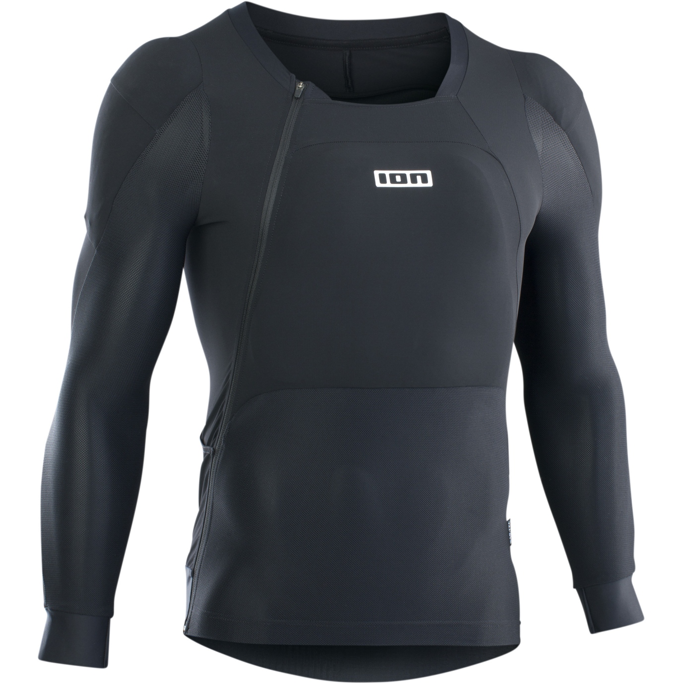 Productfoto van ION Bike Protection Wear Protector Shirt met Lange Mouwen AMP - Zwart