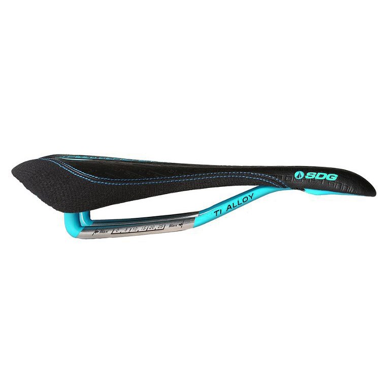 Picture of SDG Circuit MTN Ti-Alloy Saddle - black/teal