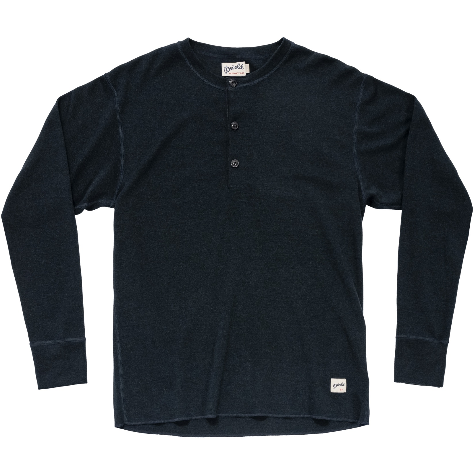 Devold Archive Henley Longsleeve Shirt Unisex - 284A Ink | BIKE24