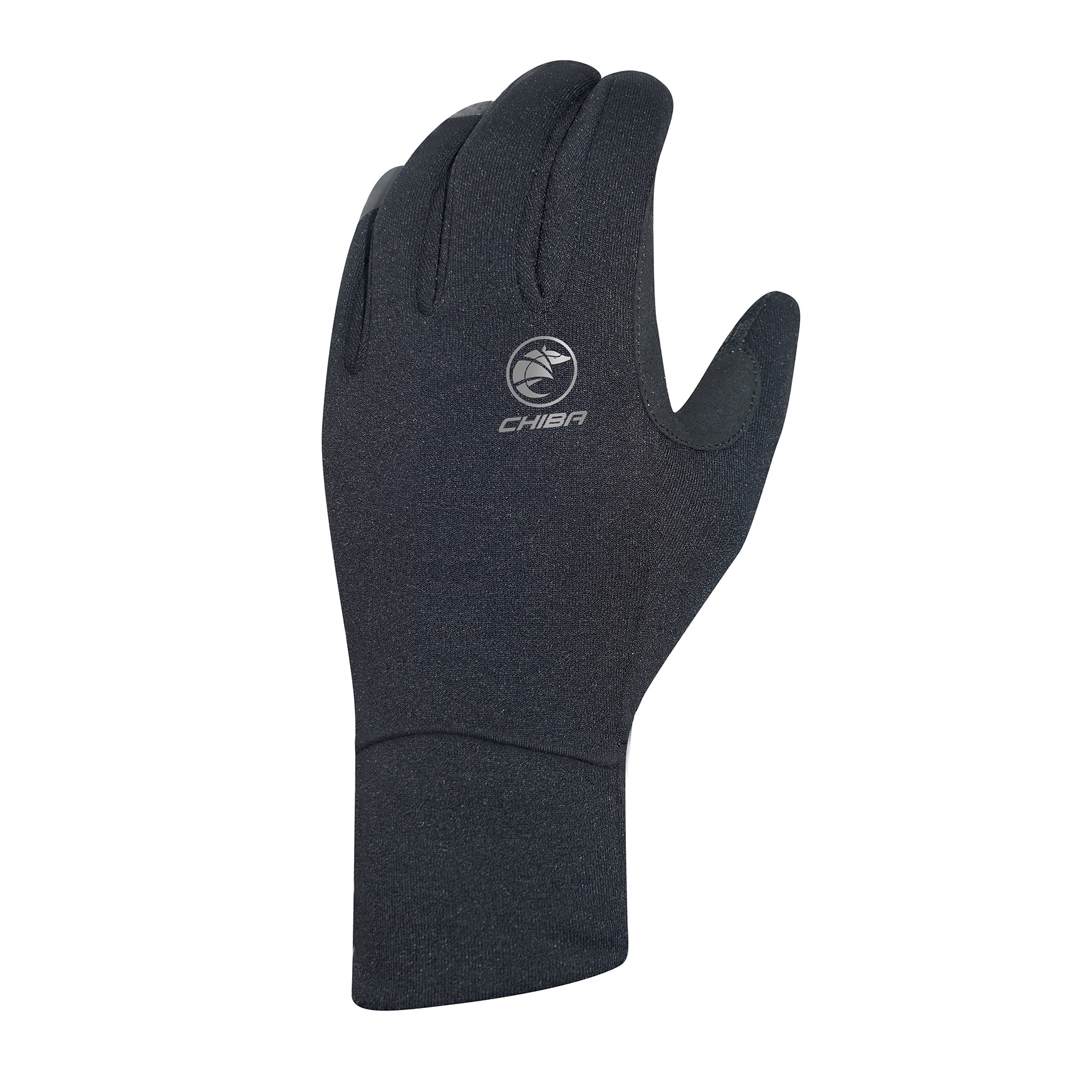 Productfoto van Chiba Polarfleece Fietshandschoenen - zwart