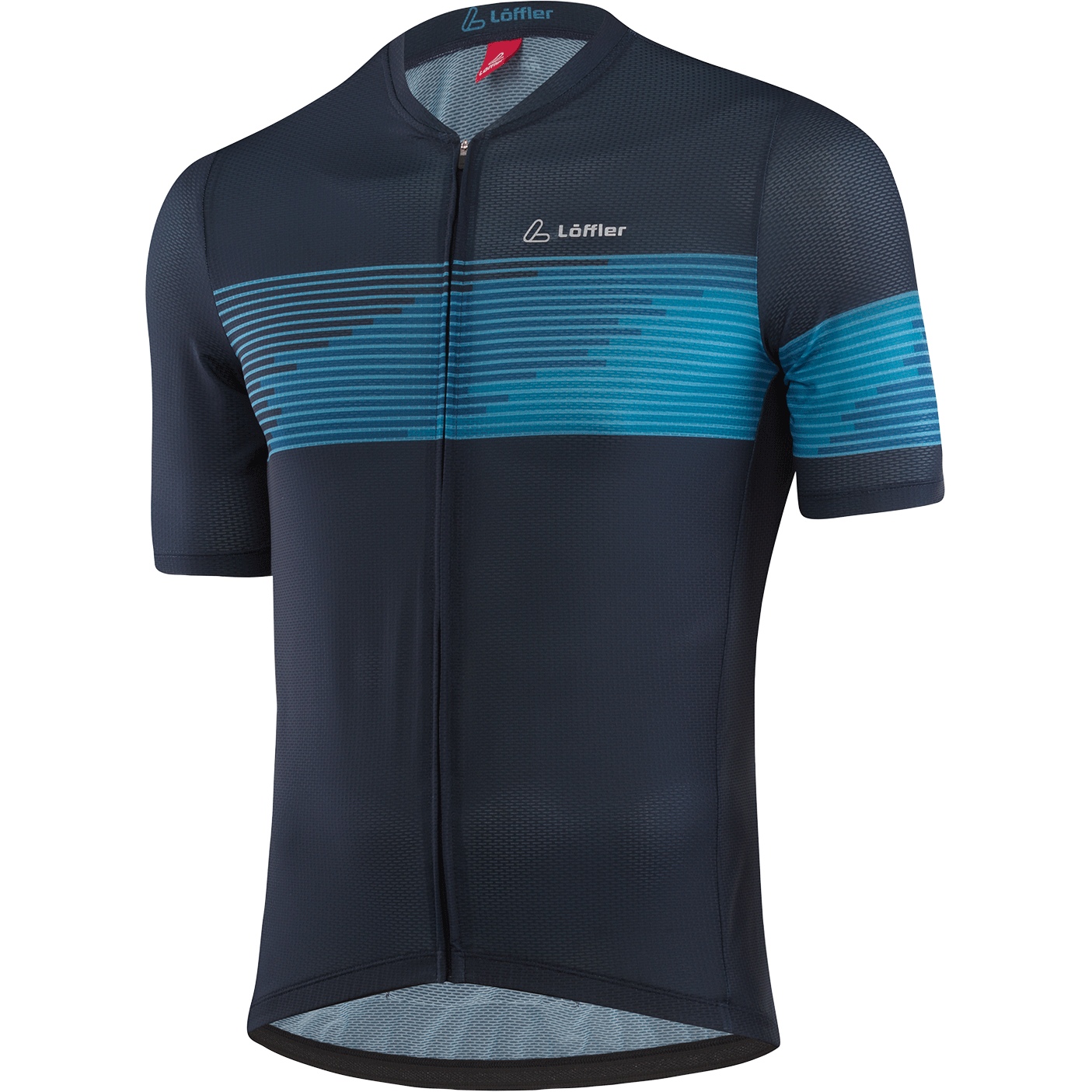 Produktbild von Löffler Full Zip Spectro Vent Bike Trikot - dunkelblau 495