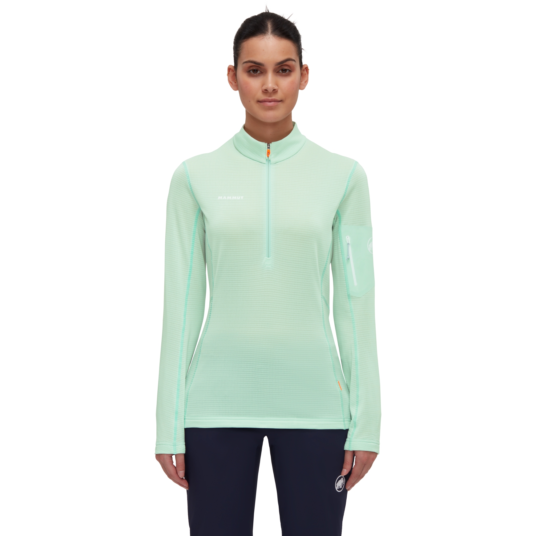 Mammut Aenergy Light Half Zip Midlayer Pullover Women 1014-03790 - neo mint