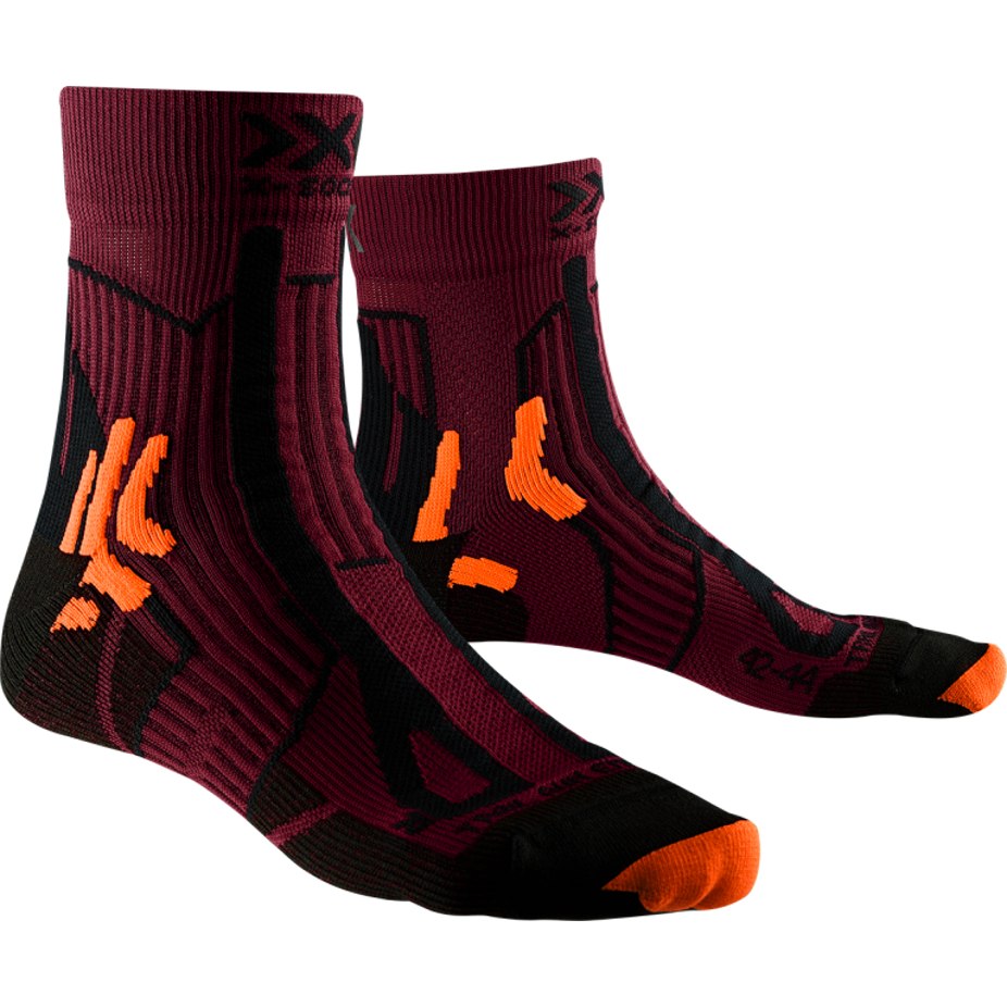 Picture of X-Socks Trail Run Energy Running Socks - sunset orange/opal black