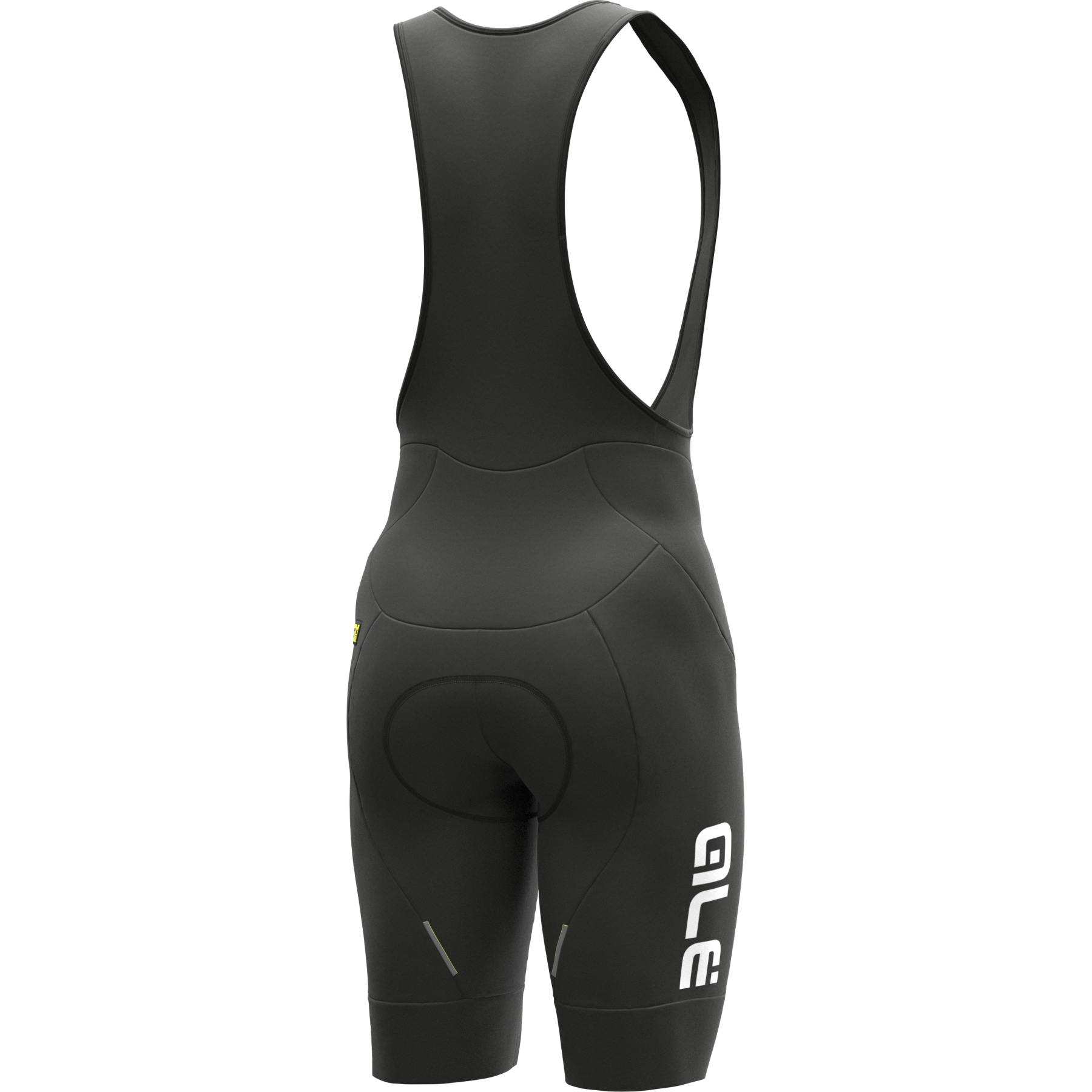 Ale SOLID ESSENTIAL Winter Bibshorts black white BIKE24