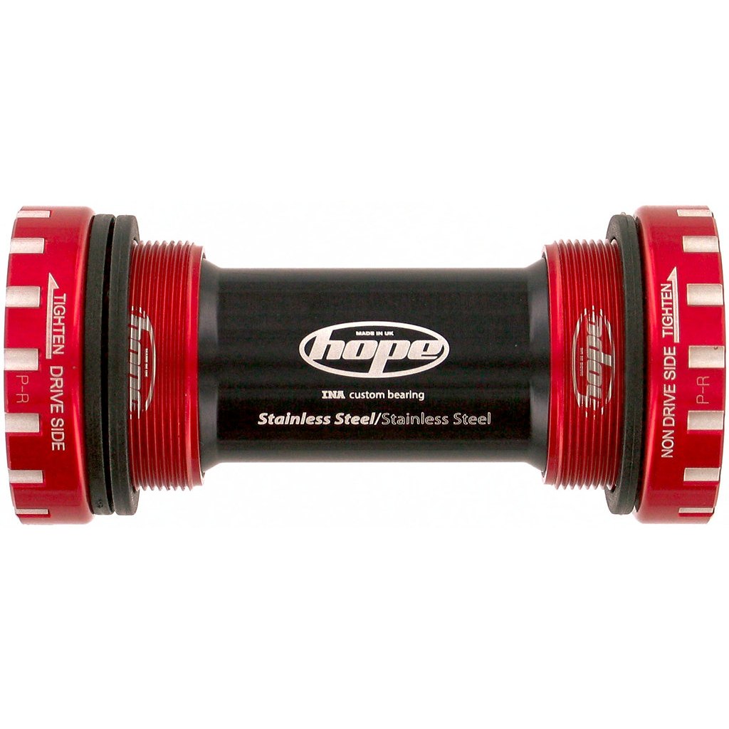 Picture of Hope Bottom Bracket Cups MTB Stainless Steel - BSA-68/73-24 - red