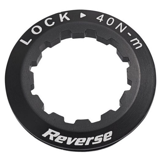 Produktbild von Reverse Components Lock Ring Aluminium - schwarz