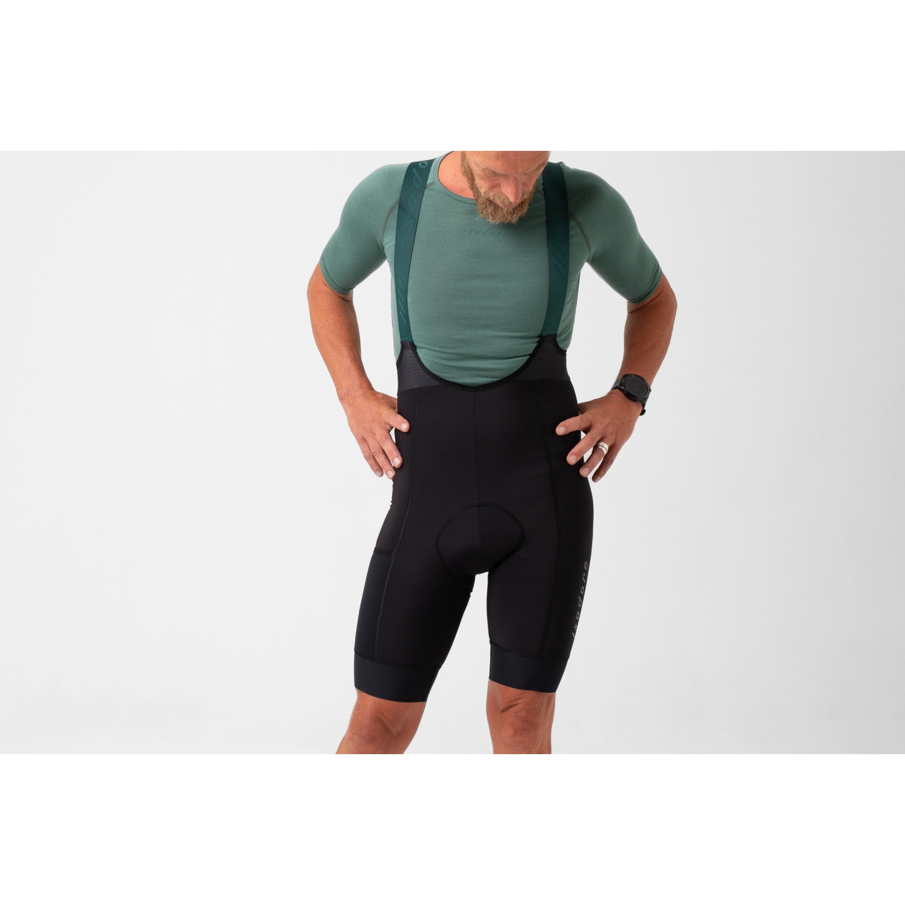 Isadore Signature Thermal Bib Shorts Men - black | BIKE24