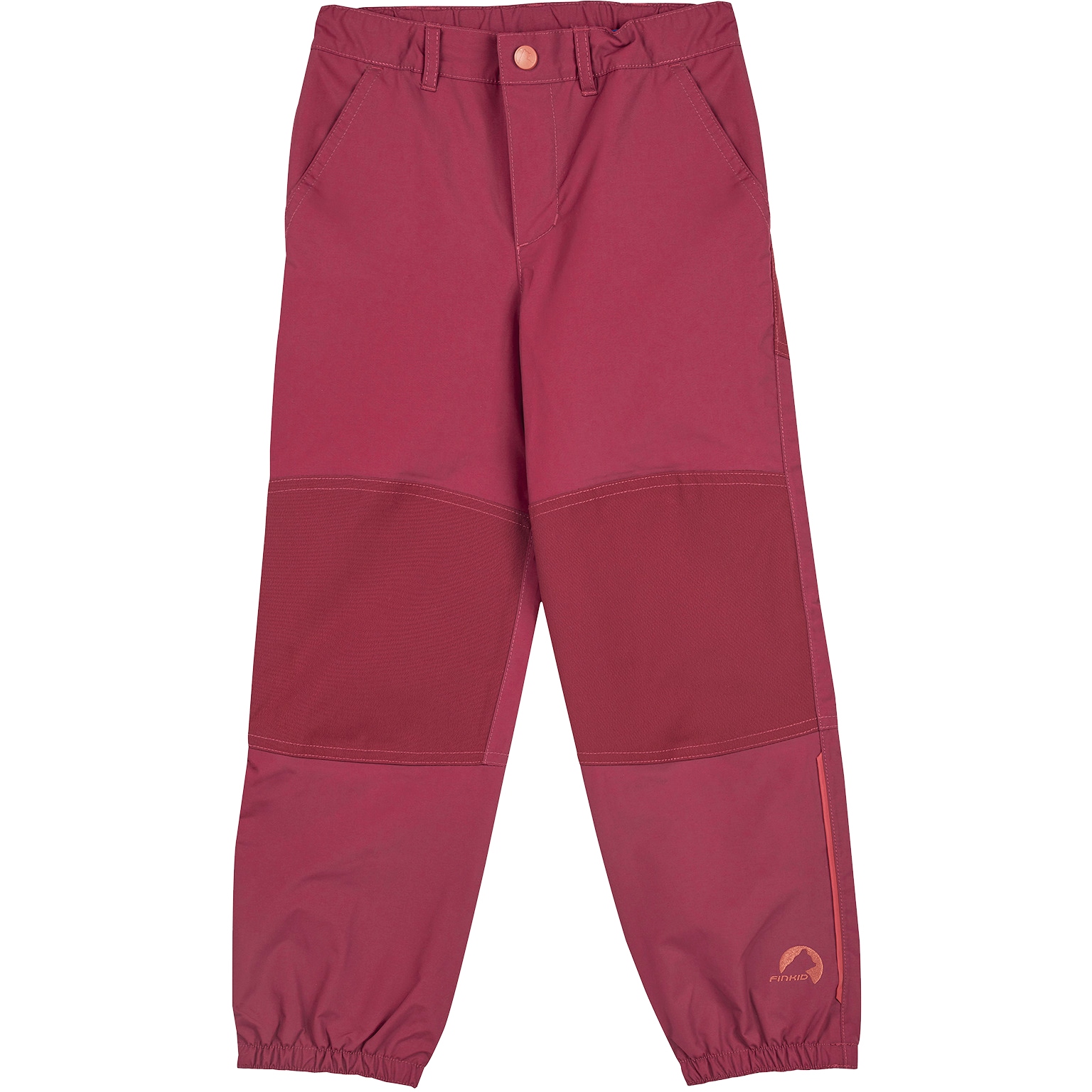 Picture of Finkid HIRVI Outdoor Pants - Rain Pants Kids - beet red