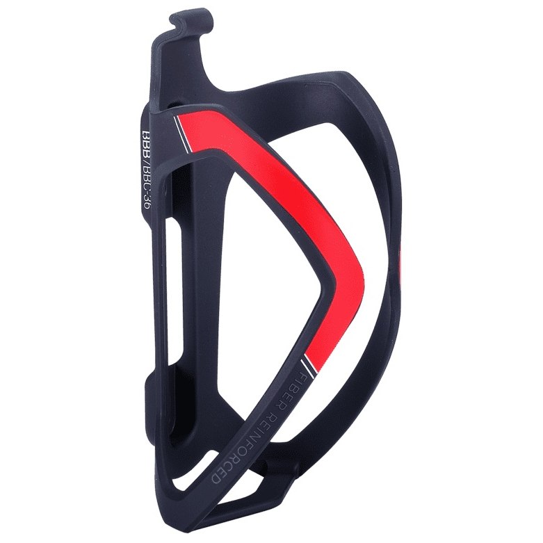 Picture of BBB Cycling FlexCage BBC-36 Bottle Cage - matt black/red