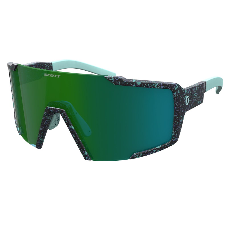 Produktbild von SCOTT Shield Compact Brille - terrazzo black / green chrome