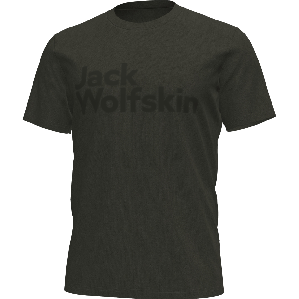 Jack Wolfskin Essential Logo T-Shirt moss island | BIKE24 