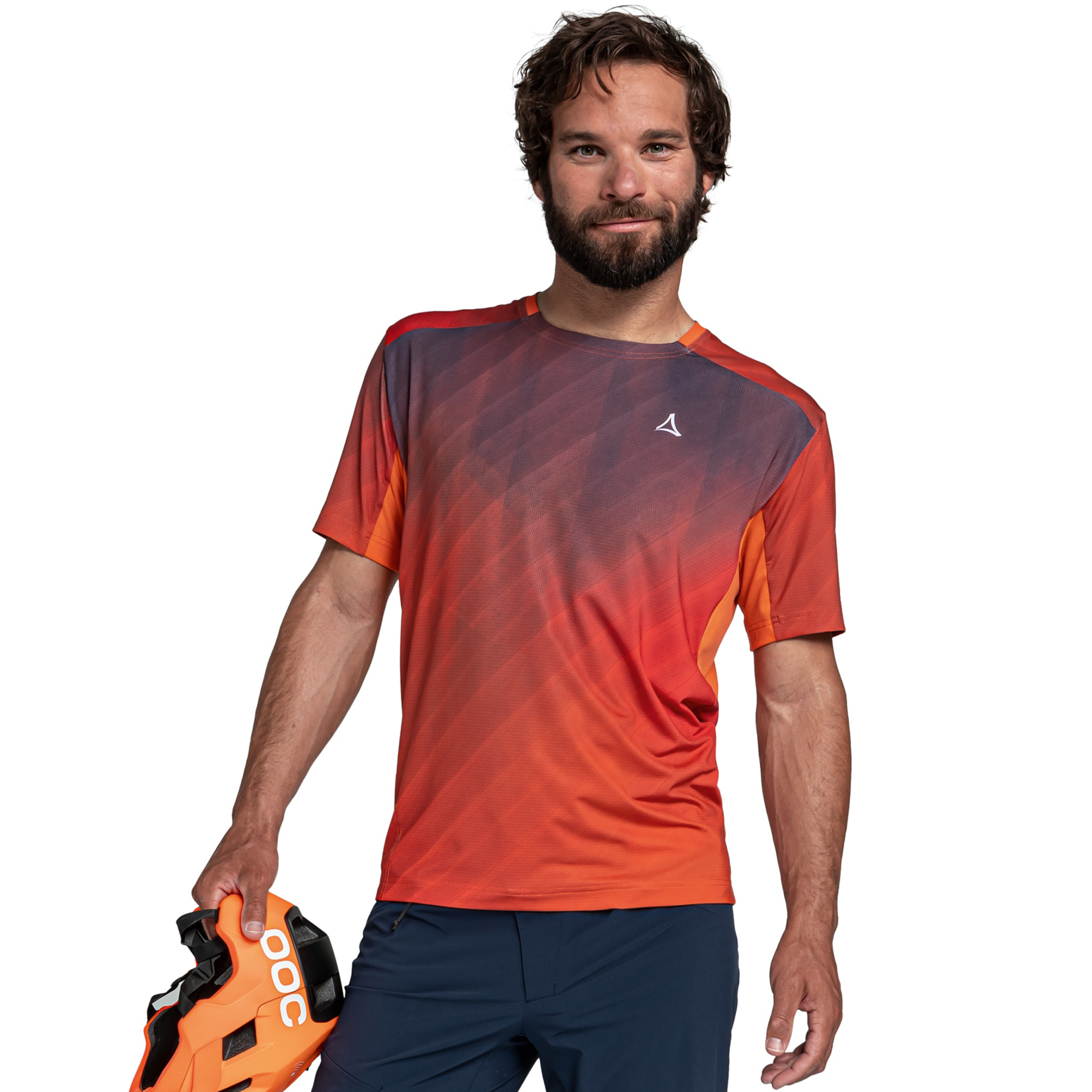 Image de Schöffel T-Shirt Homme - Valbella - rouge orange 5360
