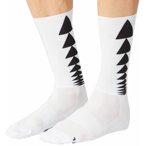 Picture of FINGERSCROSSED Aero Movement Cycling Socks - Arrow - White
