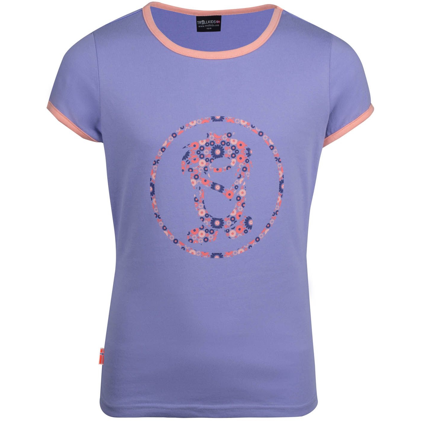 Produktbild von Trollkids Flower Troll T-Shirt Mädchen - Lavender/Apricot