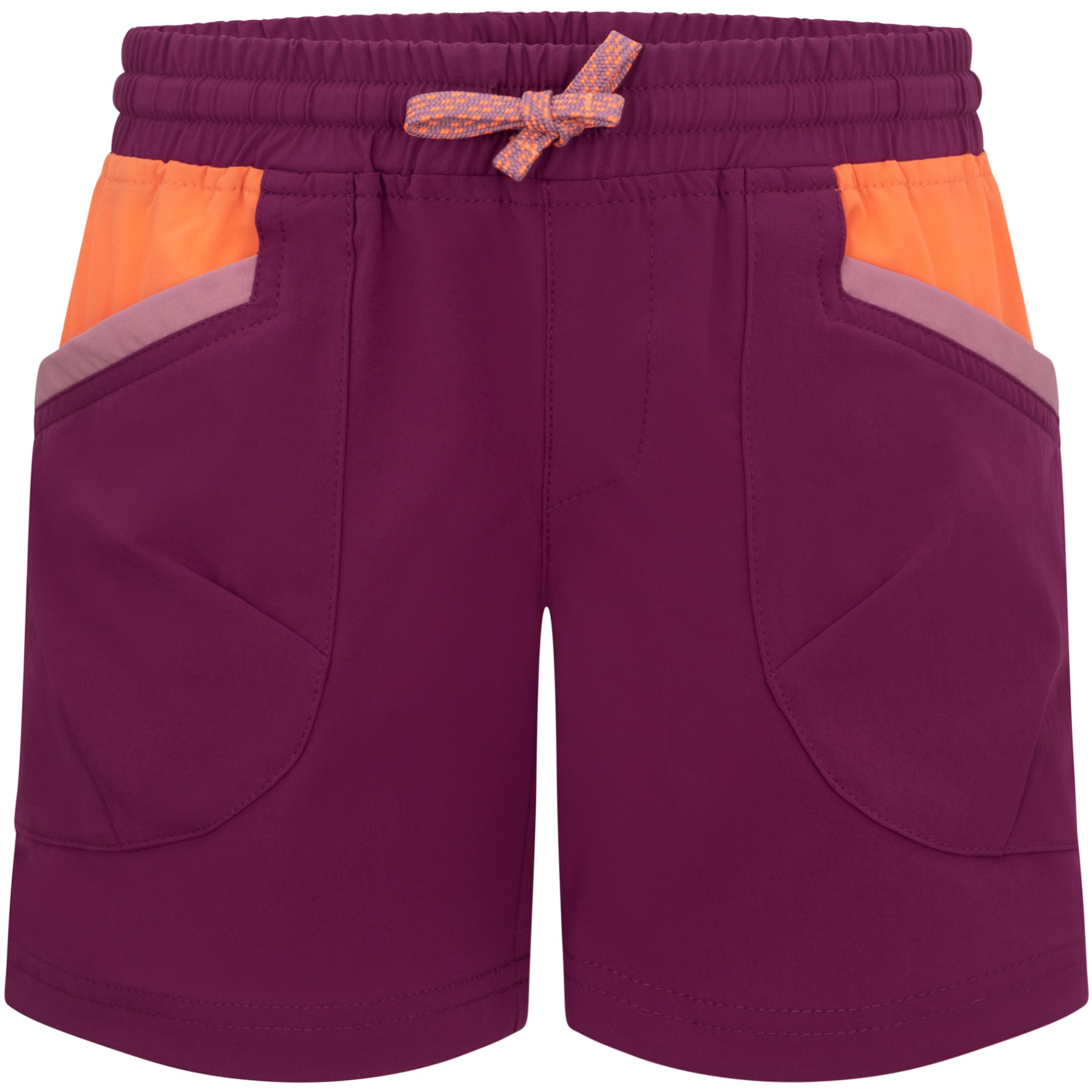 Picture of Trollkids Senja Shorts Girls - mulberry/orchid