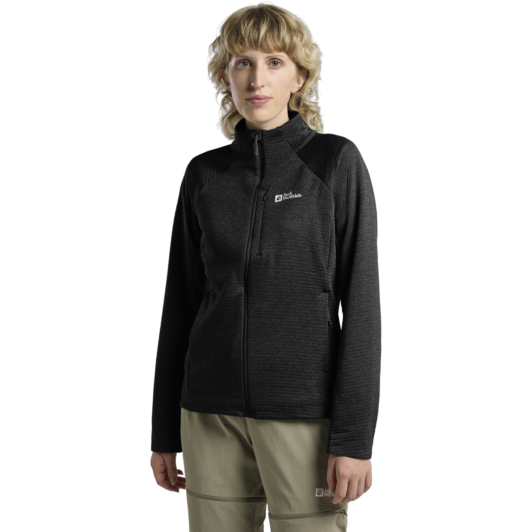 Produktbild von Jack Wolfskin Taiga Fz Jacke Damen - schwarz